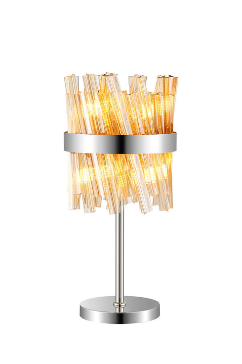 Kade Table Lamp 6 Light - Polished Nickel